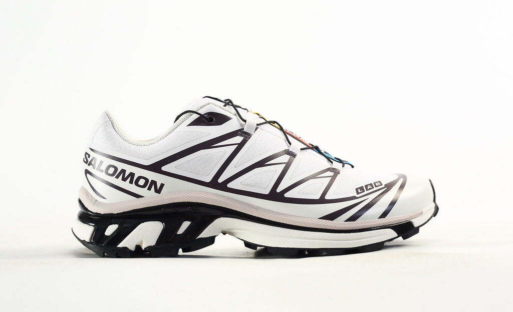 Salomon S-LAB XT-6 Men Women Outdoor Trail Running Shoes "White Dark Purple"