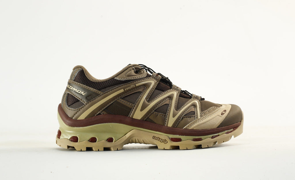 Salomon XT-Quest Trail Running & Hiking Sneakers, “Aloe/Dark Earth/Burnt Ochre”