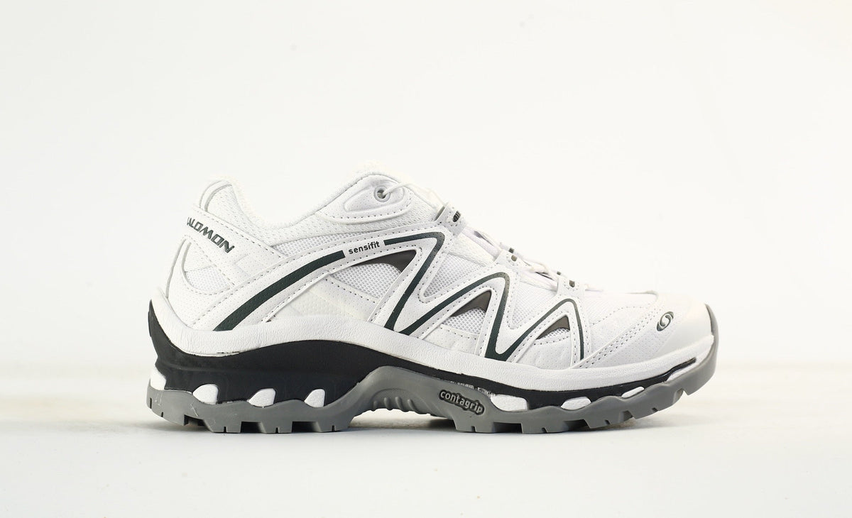 Salomon XT Quest Outdoor Hiking Shoes "White Dark Green"