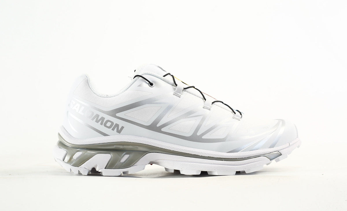Salomon XT-6 GTX Men Women Outdoor Trail Running Shoes "White Silver"