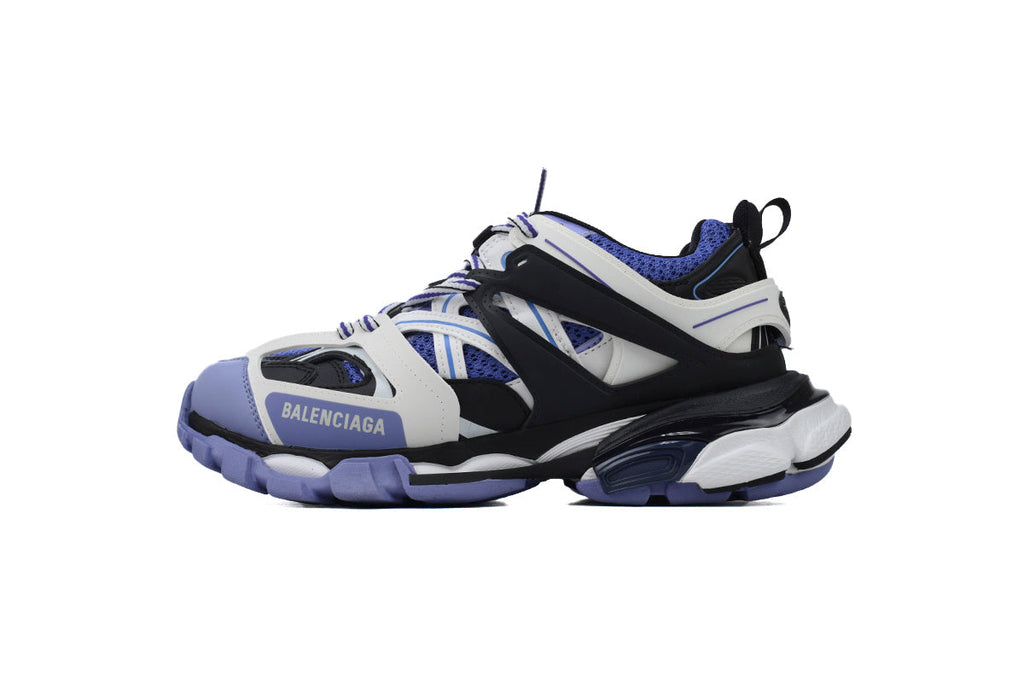 Balenciaga Track 2.0 Sneakers "Purple/White/Black" Men Women Outdoor Hiking Dad Shoes