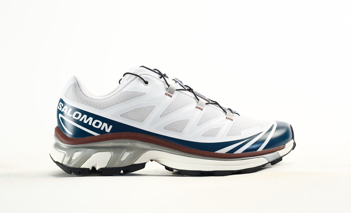 Salomon S-LAB XT-6 Men's Outdoor Trail Running Shoes "White Navy Blue Brown"- outdoor hiking shoes/Women's Shoe Sale / Men's Shoe Sale