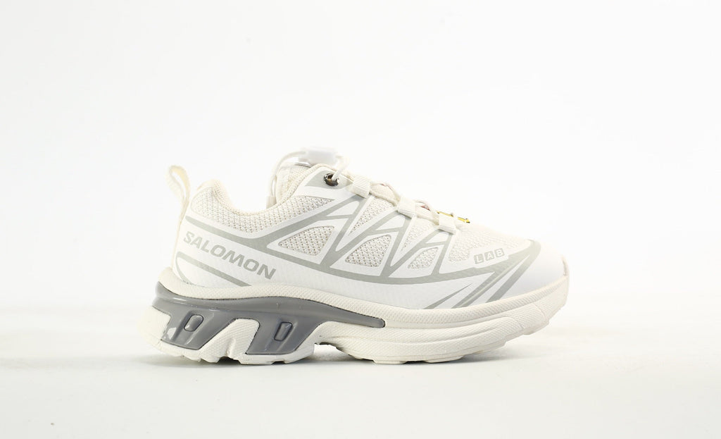 Salomon S-LAB XT-6 Kids Outdoor Trail Running Shoes "White Light Gray"