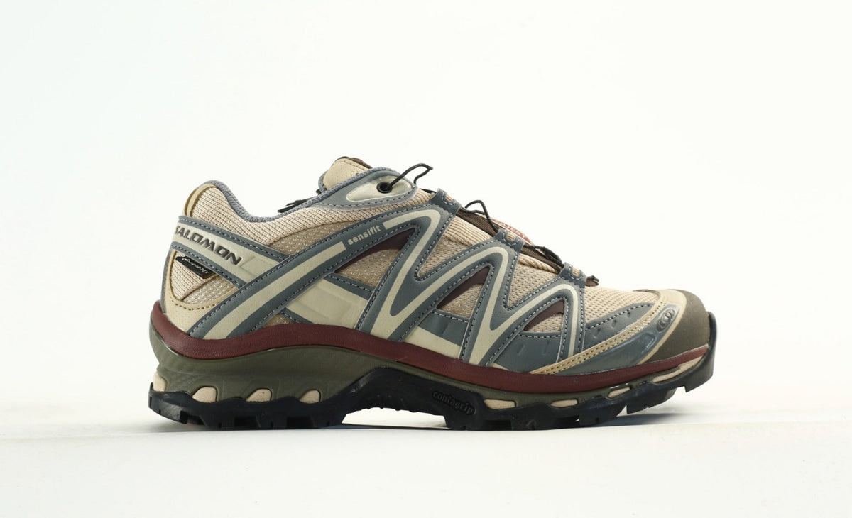 Salomon XT-Quest GORE-TEX Trail Running & Hiking Sneakers, “Gull/Plum Kitten/Black”