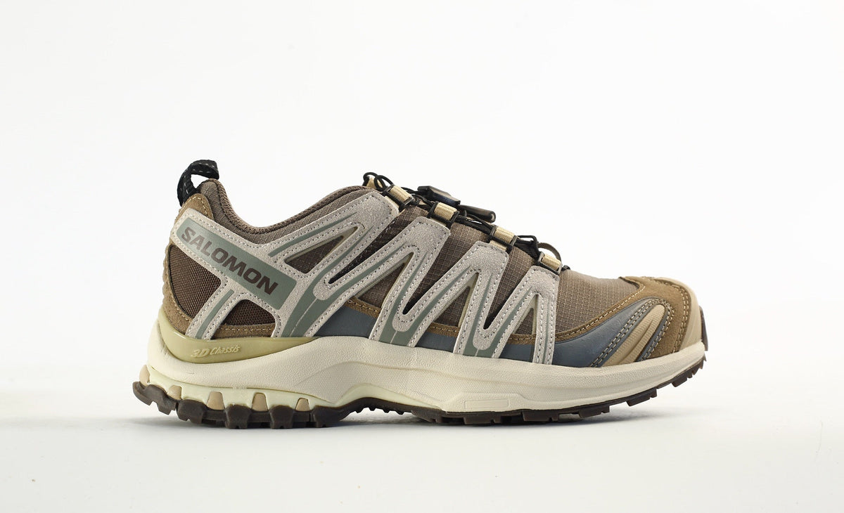 Salomon XA PRO 3D "Brown Beige Sage" Outdoor Hiking Shoes- outdoor hiking shoes/Women's Shoe Sale / Men's Shoe Sale