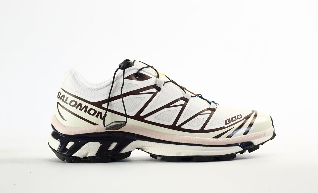 Salomon S-LAB XT-6 Men Women Outdoor Trail Running Shoes "White Dark Brown"
