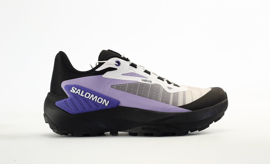 Salomon Genesis Trail Running Shoes "Black White Lavender"- outdoor hiking shoes/Women's Shoe Sale / Men's Shoe Sale