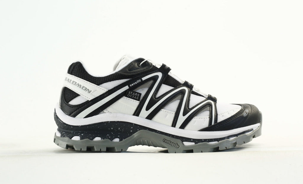 Salomon XT-Quest Trail Running & Hiking Shoes，“Black/Footwear Silver/Cloud Rock”