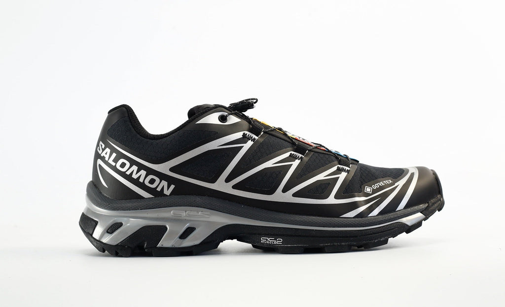 Salomon XT-6 GTX Trail Running Shoes "Black Silver"- outdoor hiking shoes/Women's Shoe Sale / Men's Shoe Sale
