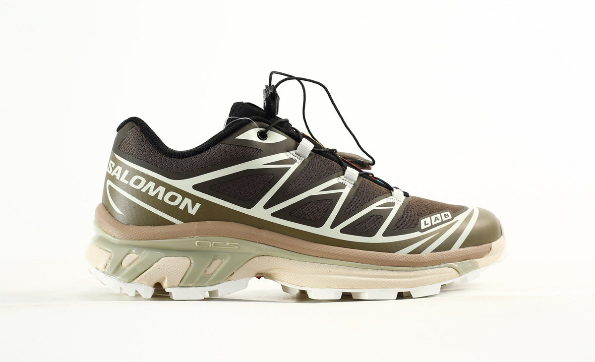 Salomon S-LAB XT-6 Trail Running Shoes "Dark Brown Olive"- outdoor hiking shoes/Women's Shoe Sale / Men's Shoe Sale
