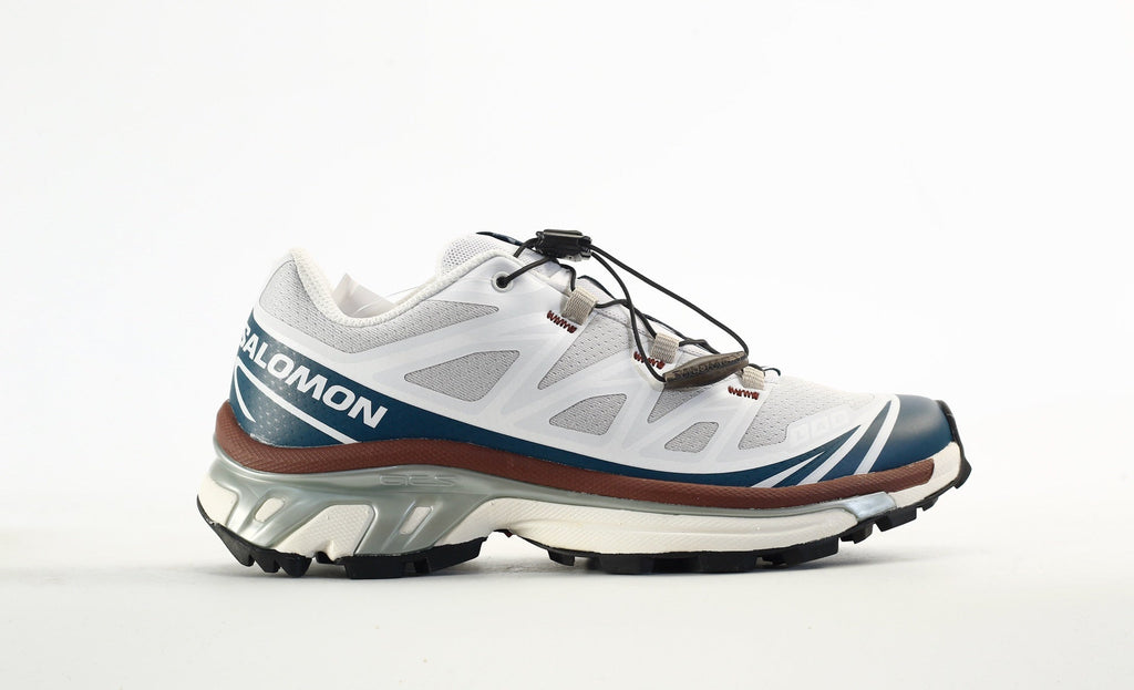 Salomon S-LAB XT-6 Men Women Outdoor Trail Running Shoes "White Deep Teal Brown"