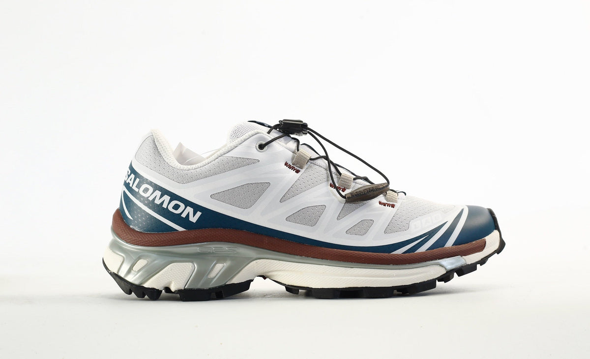 Salomon S-LAB XT-6 Men Women Outdoor Trail Running Shoes "White Deep Teal Brown"