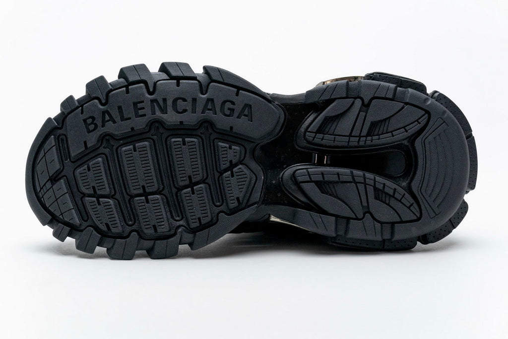 Balenciaga Track 2 Open Sneakers "Black"-retro thick sole dad shoes，Women's Shoe Sale / Men's Shoe Sale