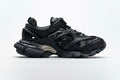 Balenciaga Track 2 Open Sneakers "Black"-retro thick sole dad shoes，Women's Shoe Sale / Men's Shoe Sale