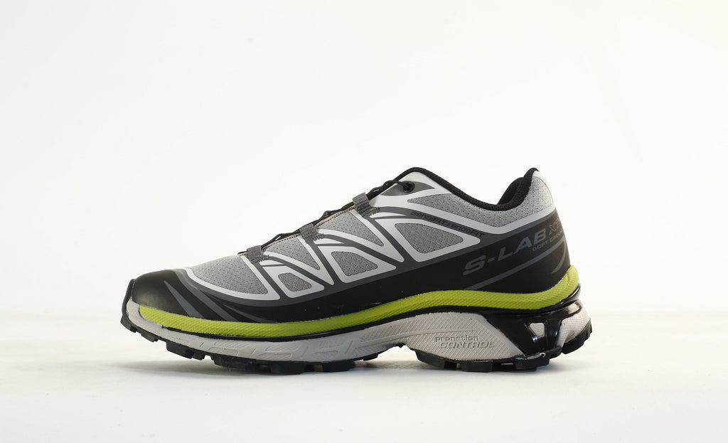 Salomon S-LAB XT-6 Men Women Outdoor Trail Running Shoes "Gray Black Lime Green"