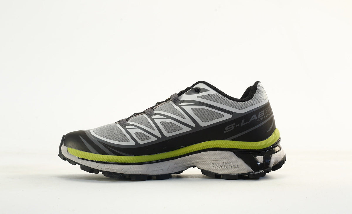 Salomon S-LAB XT-6 Men Women Outdoor Trail Running Shoes "Gray Black Lime Green"