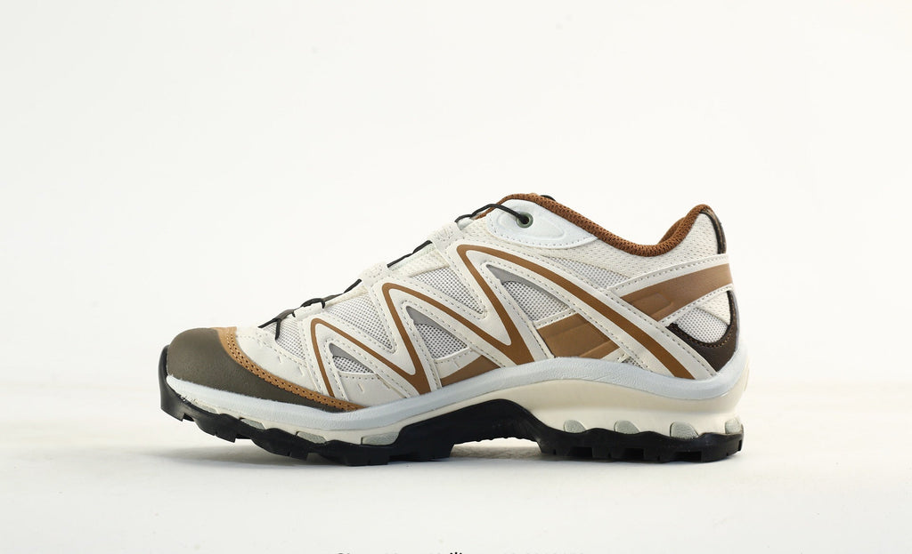 Salomon XT QUEST Trail Hiking Shoes "White Brown"- outdoor hiking shoes/Women's Shoe Sale / Men's Shoe Sale