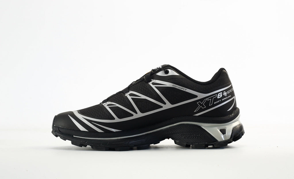 Salomon XT-6 GTX Trail Running Shoes "Black Silver"- outdoor hiking shoes/Women's Shoe Sale / Men's Shoe Sale