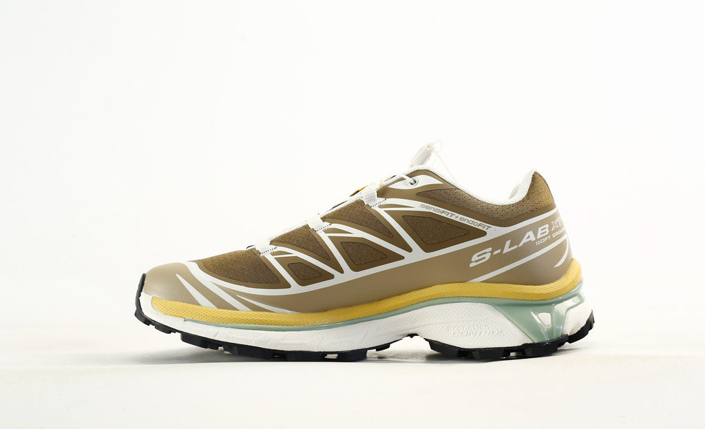 Salomon S-LAB XT-6 Men Women Outdoor Trail Running Shoes "Khaki Yellow Green"