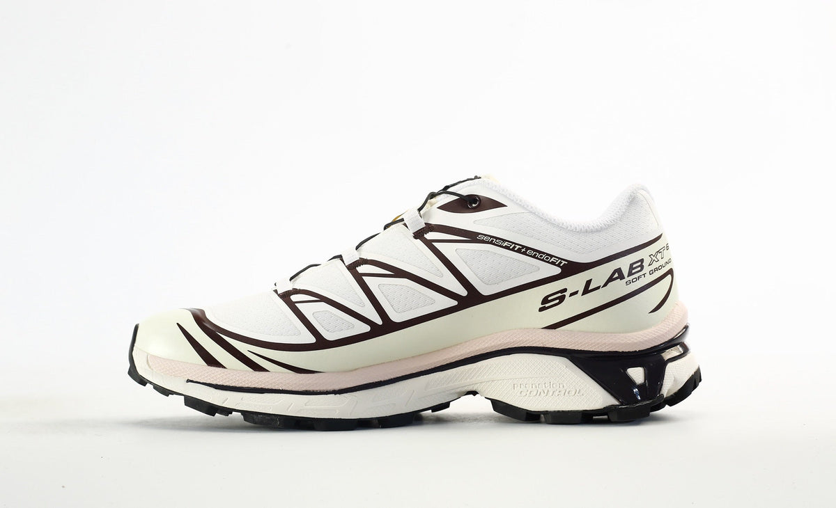 Salomon S-LAB XT-6 Men Women Outdoor Trail Running Shoes "White Dark Brown"