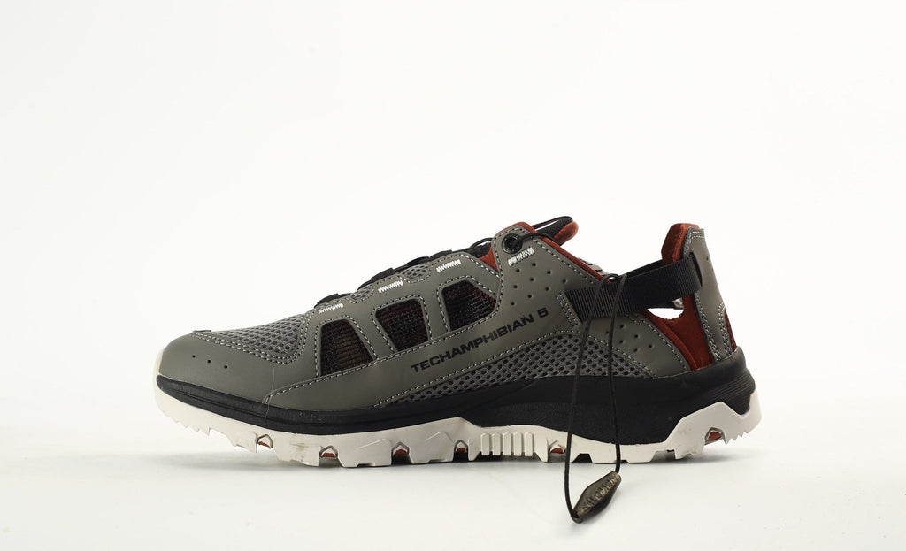 Salomon Techamphibian 5 Men's Water Shoes "Gray / Rust"- outdoor hiking shoes/Women's Shoe Sale / Men's Shoe Sale