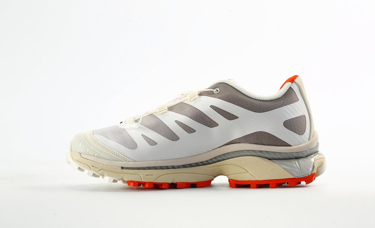 Salomon XT-4 OG S-LAB Men's Trail Running Sneakers "White / Grey / Orange"- outdoor hiking shoes/Women's Shoe Sale / Men's Shoe Sale