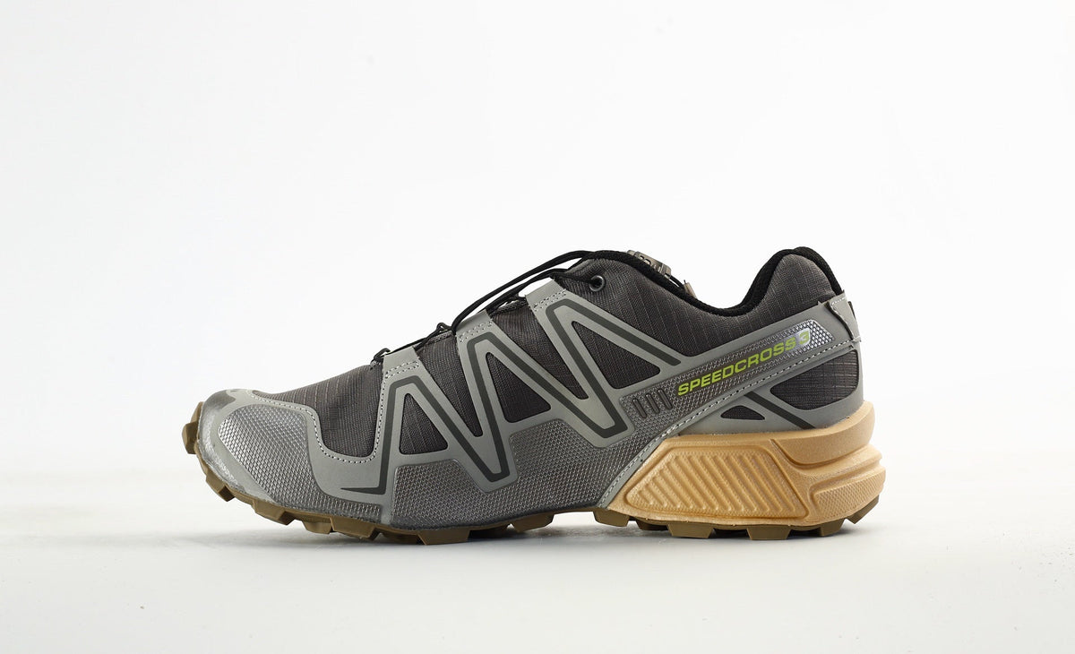 Salomon Speedcross 3 Trail Running Shoes "Grey Gum"- outdoor hiking shoes/Women's Shoe Sale / Men's Shoe Sale