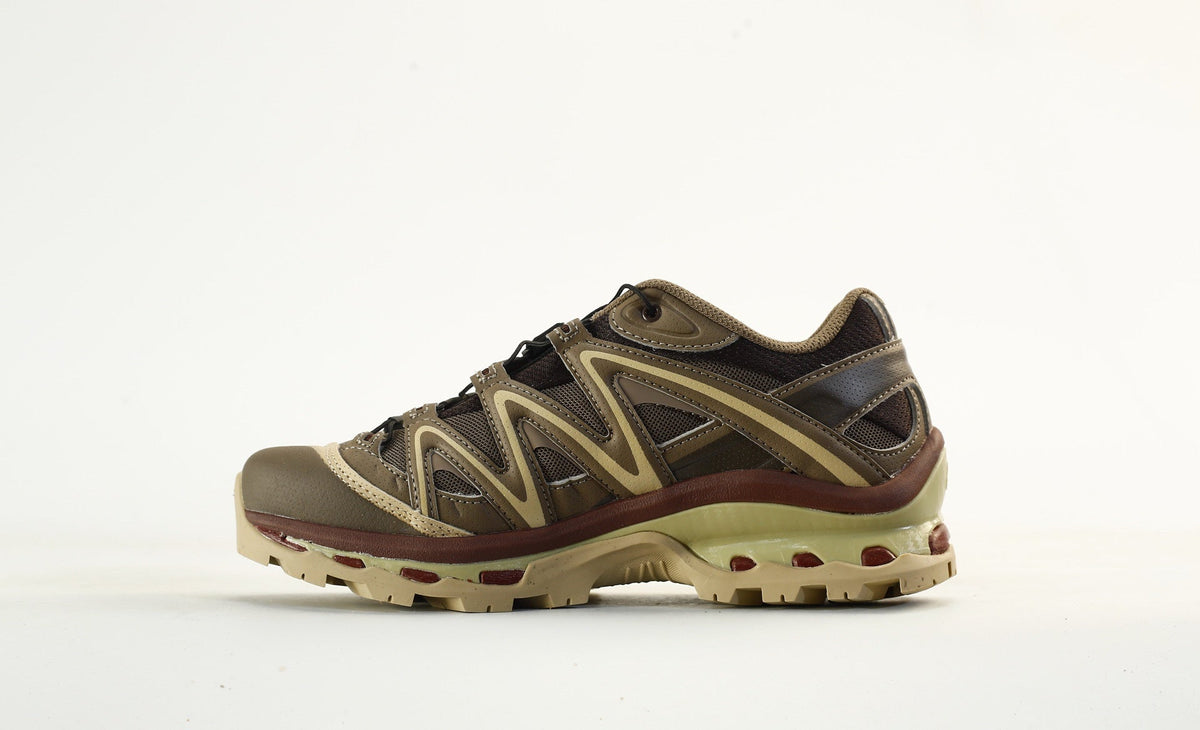 Salomon XT-Quest Trail Running & Hiking Sneakers, “Aloe/Dark Earth/Burnt Ochre”