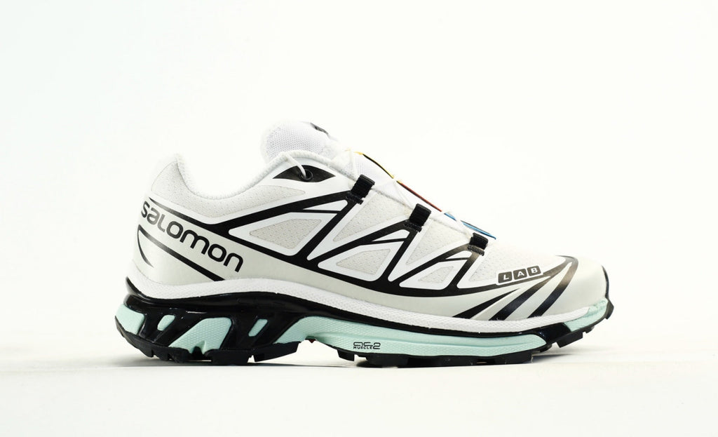 Salomon XT-6 S-LAB Men Women Outdoor Trail Running Hiking Shoes "White Black Mint Green"