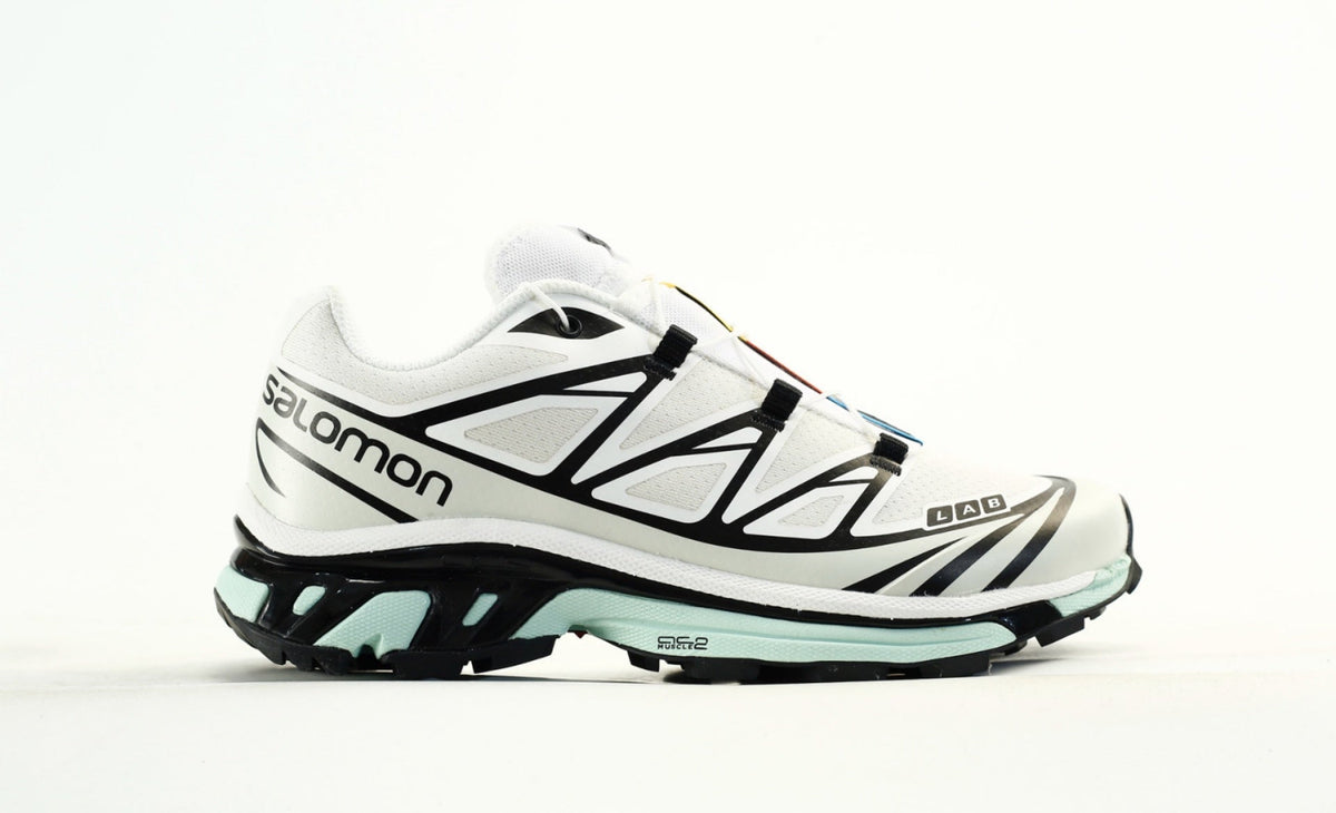 Salomon XT-6 S-LAB Men Women Outdoor Trail Running Hiking Shoes "White Black Mint Green"