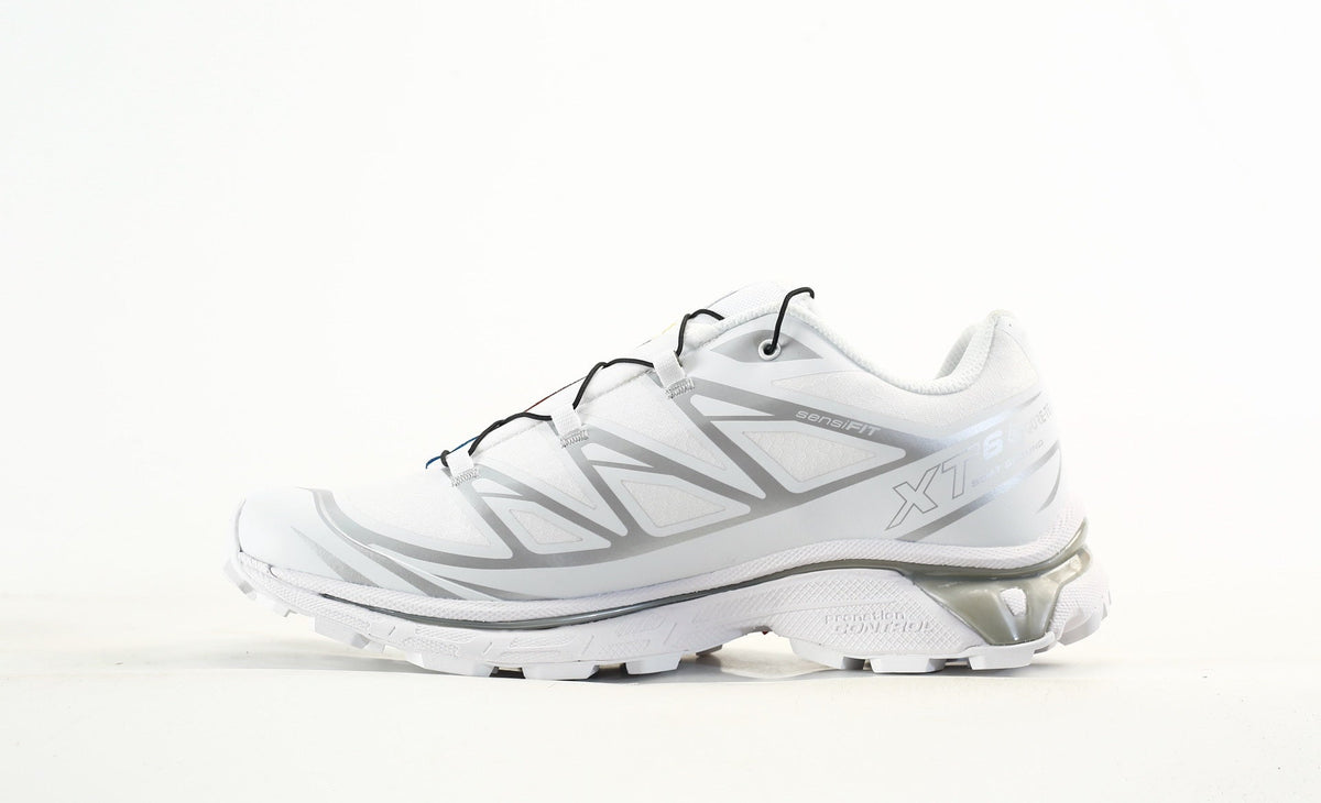 Salomon XT-6 GTX Men Women Outdoor Trail Running Shoes "White Silver"