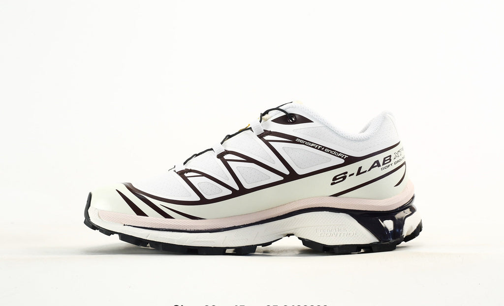 Salomon S-LAB XT-6 Men Women Outdoor Trail Running Shoes "White Brown Pink"
