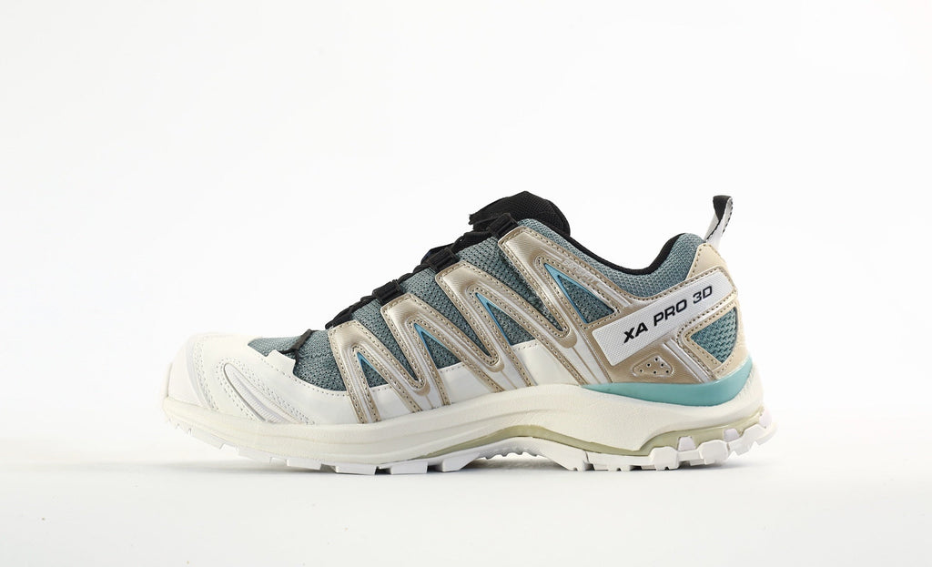 Salomon XA PRO 3D "White Teal Beige" Outdoor Hiking Shoes- outdoor hiking shoes/Women's Shoe Sale / Men's Shoe Sale