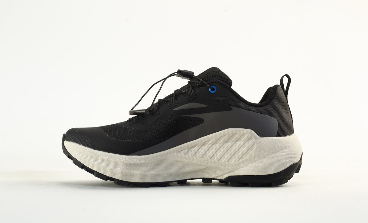 Salomon Genesis GTX Trail Running Shoes "Black White Blue"- outdoor hiking shoes/Women's Shoe Sale / Men's Shoe Sale