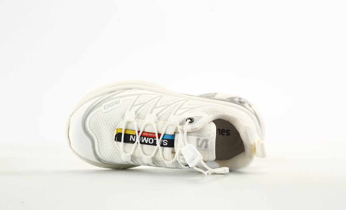 Salomon S-LAB XT-6 Kids Outdoor Trail Running Shoes "White Light Gray"