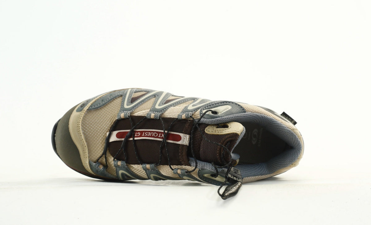Salomon XT-Quest GORE-TEX Trail Running & Hiking Sneakers, “Gull/Plum Kitten/Black”