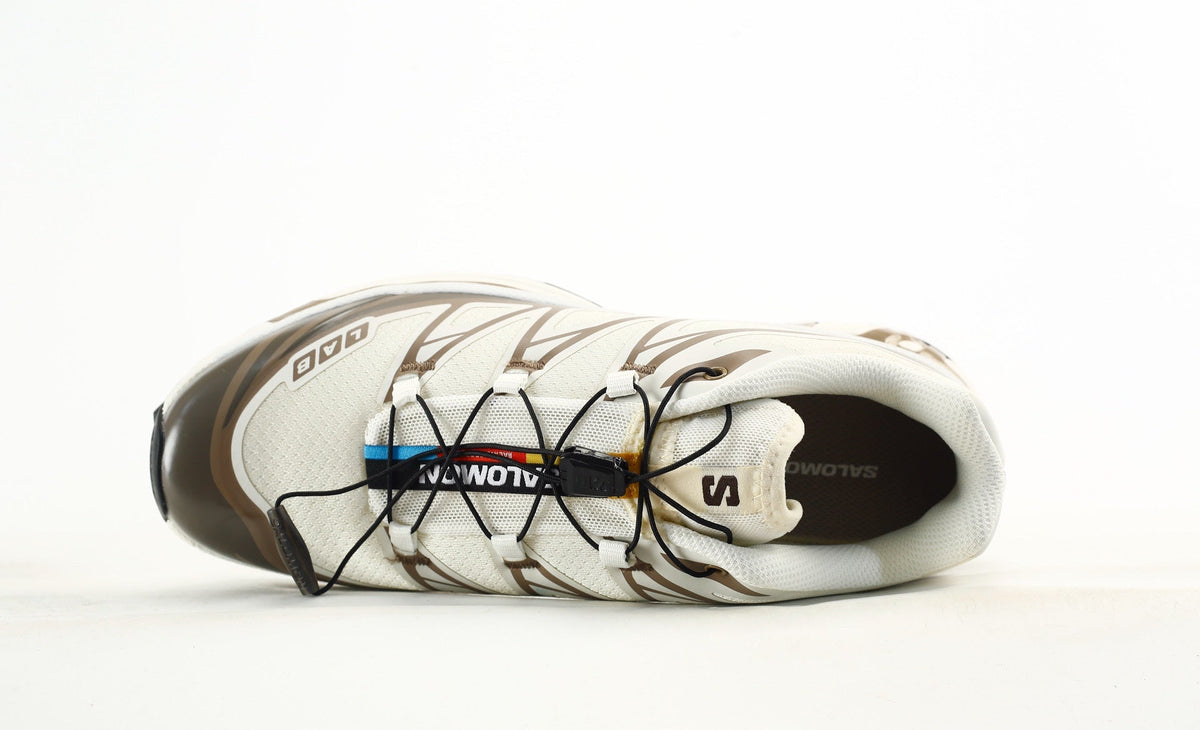 Salomon S-LAB XT-6 Men Women Outdoor Trail Running Shoes "Cream White Brown"