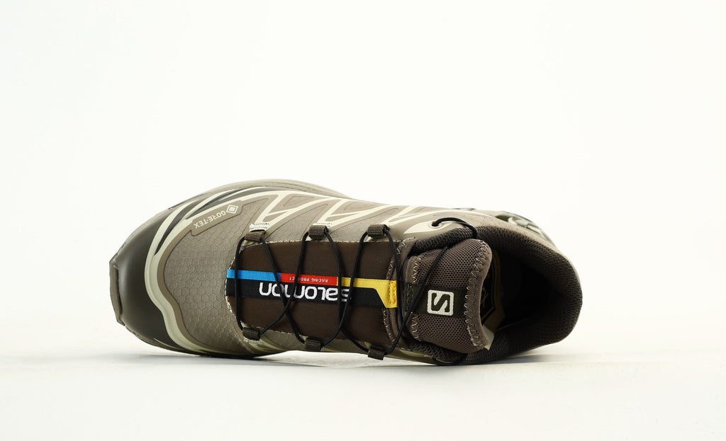 Salomon XT-6 GTX Trail Running Shoes "Khaki Brown"- outdoor hiking shoes/Women's Shoe Sale / Men's Shoe Sale