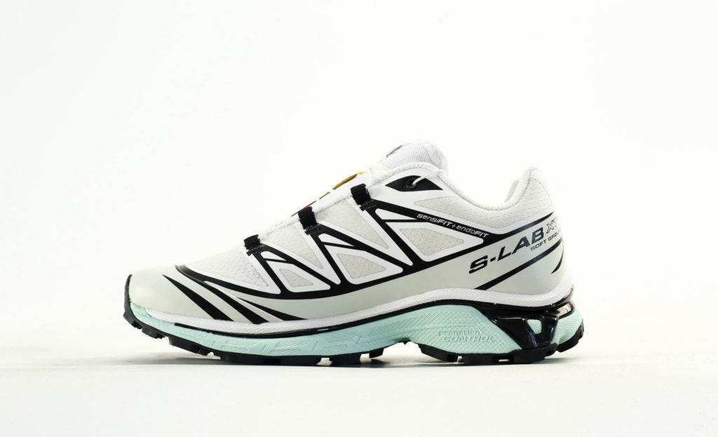 Salomon XT-6 S-LAB Men Women Outdoor Trail Running Hiking Shoes "White Black Mint Green"