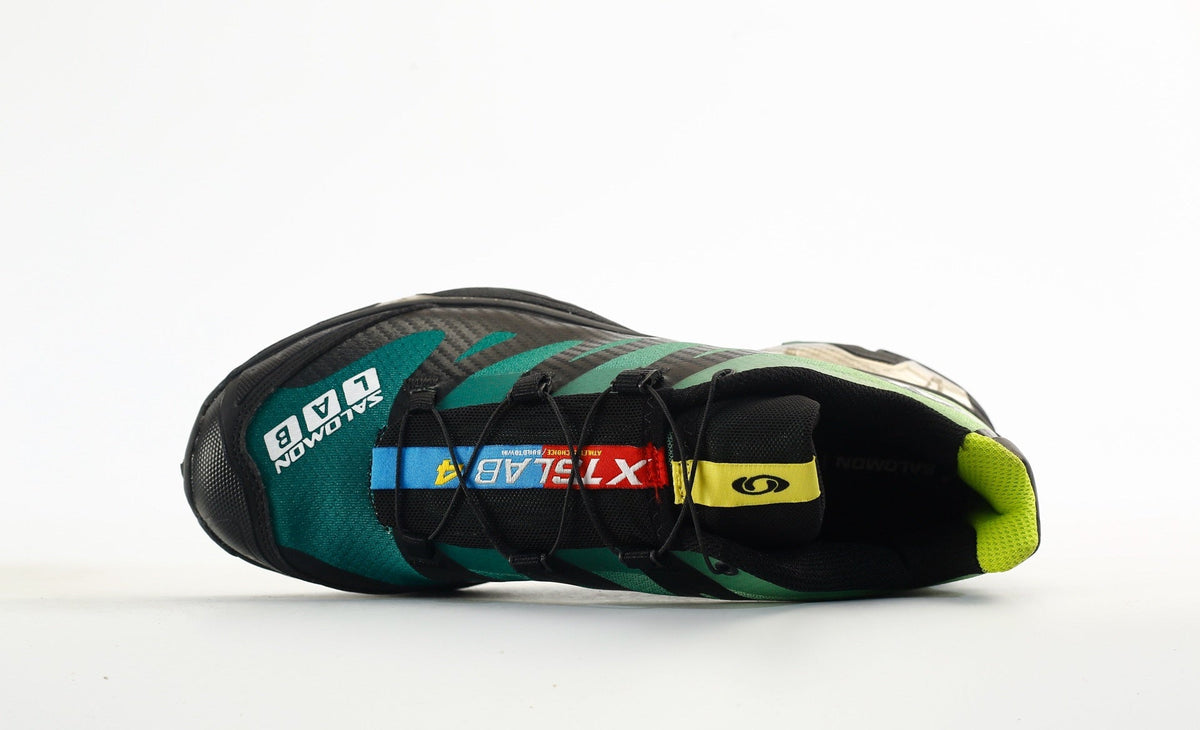 Salomon XT-4 S/LAB OG Men's Trail Running Sneakers "Black Teal Green"- outdoor hiking shoes/Women's Shoe Sale / Men's Shoe Sale