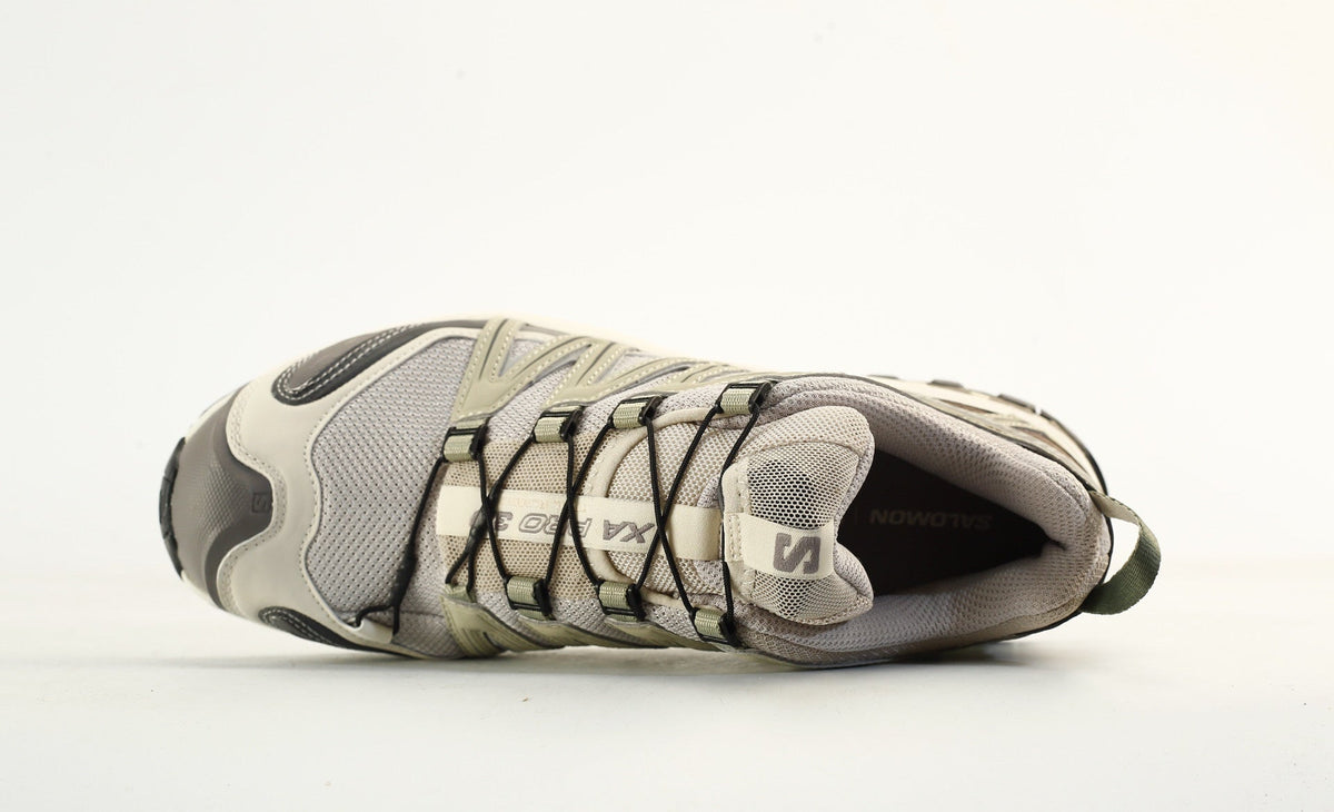 Salomon XA PRO 3D "Light Beige Khaki" Outdoor Hiking Shoes- outdoor hiking shoes/Women's Shoe Sale / Men's Shoe Sale