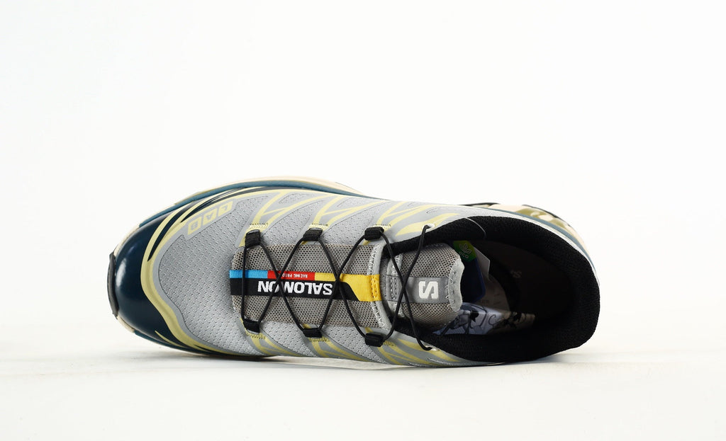 Salomon S-LAB XT-6 Men's Outdoor Trail Running Shoes "Light Grey Navy Olive"