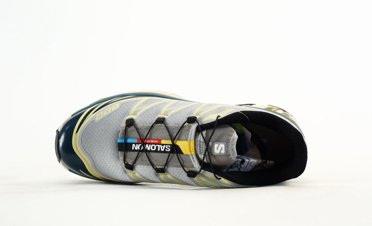 Salomon S-LAB XT-6 Men's Outdoor Trail Running Shoes "Light Grey Navy Olive"