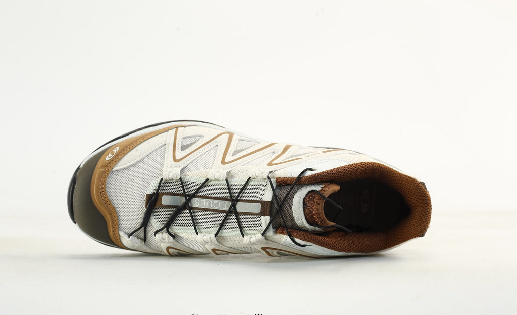 Salomon XT QUEST Trail Hiking Shoes "White Brown"- outdoor hiking shoes/Women's Shoe Sale / Men's Shoe Sale