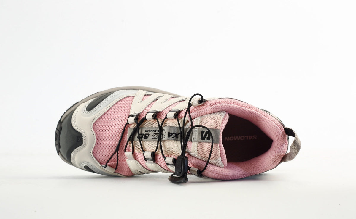 Salomon XA PRO 3D "Pink White Grey" Outdoor Trail Hiking Shoes- outdoor hiking shoes/Women's Shoe Sale / Men's Shoe Sale