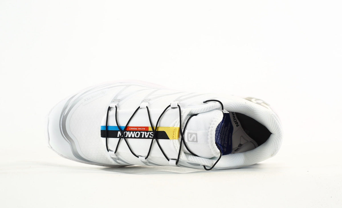 Salomon XT-6 GTX Men Women Outdoor Trail Running Shoes "White Silver"