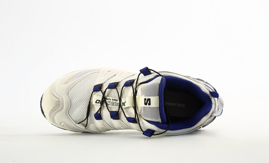 Salomon XA PRO 3D "Cream White Blue"- outdoor hiking shoes/Women's Shoe Sale / Men's Shoe Sale