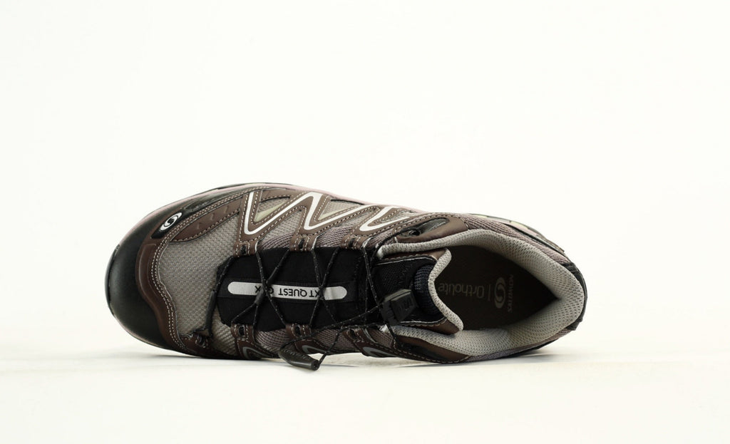 Salomon XT Quest GTX Outdoor Hiking Shoes "Brown Pink"- outdoor hiking shoes/Women's Shoe Sale / Men's Shoe Sale