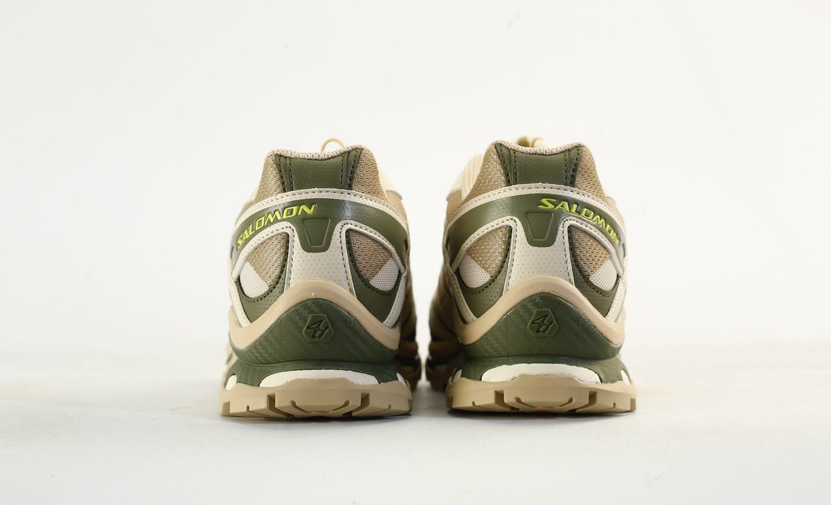 Salomon XT-Quest Trail Running & Hiking Shoes, “Vanilla Ice/Black/Bistro Green”
