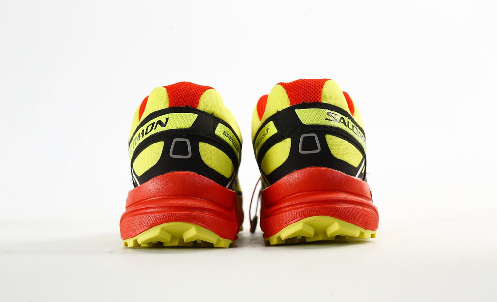 Salomon Speedcross 3 Trail Running Shoes "Yellow Red"- outdoor hiking shoes/Women's Shoe Sale / Men's Shoe Sale